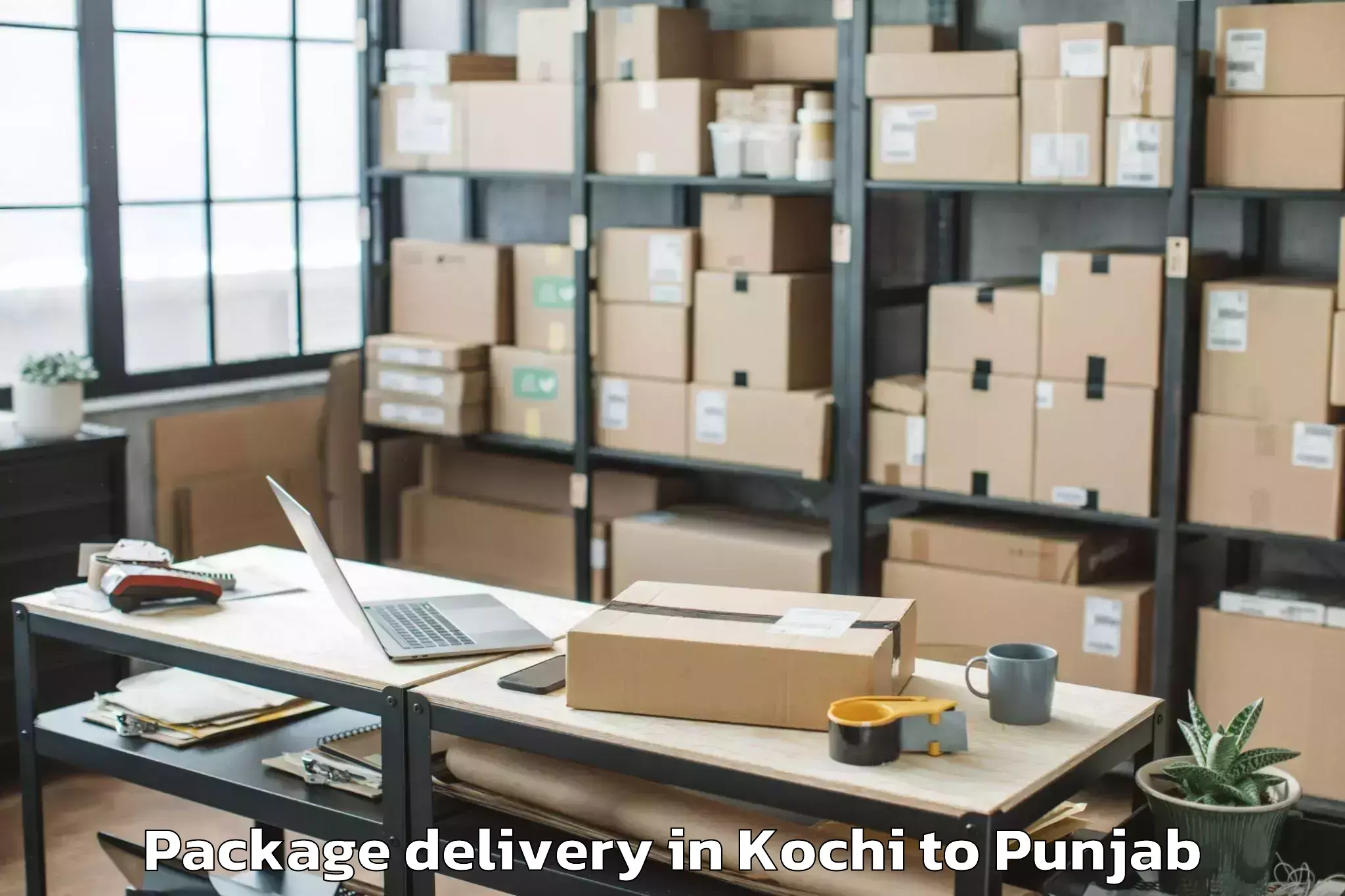 Book Kochi to Ludhiana East Package Delivery